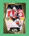 1998-99 UD Collectors Choice Theoren Fleury GOLD STARDUST 035/100