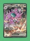 Team Rockets Nidoking EX Pokemon Destined Rivals Special Illustration 233/182
