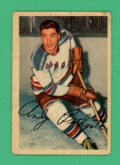 Andy Bathgate 1953-54 Parkhurst Rookie Card #56