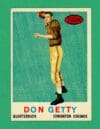 Don Getty 1959 Topps CFL Football Card #39