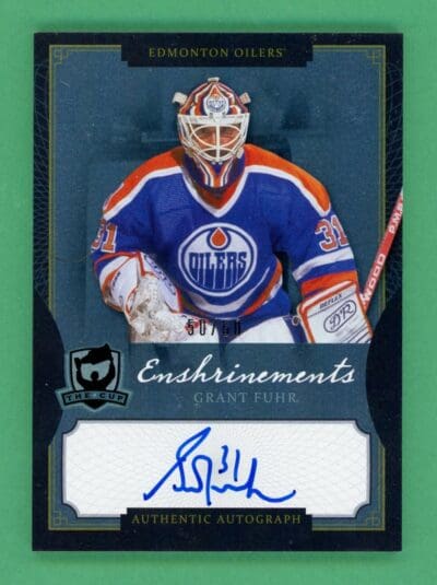 Grant Fuhr 2013-14 Upper Deck The Cup Enshrinements Auto /60 #CE-GF