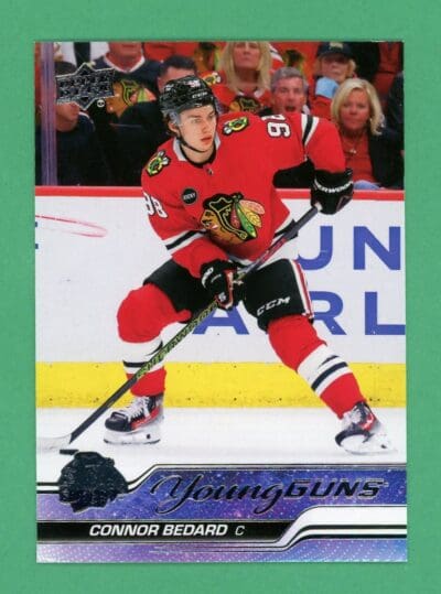 Connor Bedard 2023-24 Upper Deck Series 2 Young Guns #451