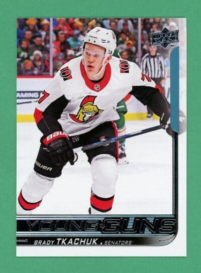 Brady Tkachuk 2018-19 Upper Deck Series 2 Young Guns #499