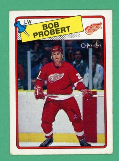 Bob Probert 1988-89 O-Pee-Chee Rookie Card #181 (B)