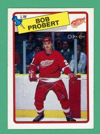Bob Probert 1988-89 O-Pee-Chee Rookie Card #181 (C)