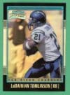 LaDainian Tomlinson 2001 Topps Bowman Chrome Rookie Card /1999 #190
