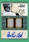 Carlton Fisk 2012 Playoff Prime Cuts Icons Dual Patch Auto /25 #6