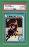Wayne Gretzky 1979-80 Topps Rookie Card Autographed #18 PSA/DNA AUTO 10