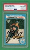 Wayne Gretzky 1979-80 O-Pee-Chee Rookie Card Autographed #18 PSA/DNA AUTO 10 (A)
