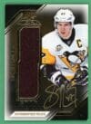 Sidney Crosby 2016-17 Ud Black Star Trademarks Patch Relic Auto /10 #TR-SC