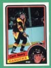 Cam Neely 1984-85 O-Pee-Chee Hockey Rookie Card Bruins #327 Hall of Fame