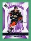 Leo Carlsson 2023-24 Upper Deck SP Hockey Rookie Authentics Purple /99 #115
