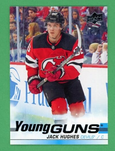 Jack Hughes 2019-20 Upper Deck Series 1 Young Guns #201