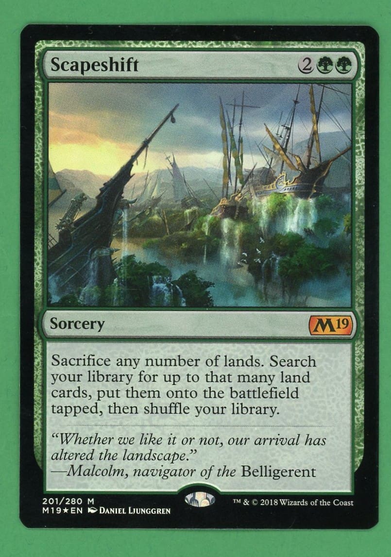 Scapeshift MTG M19 Foil