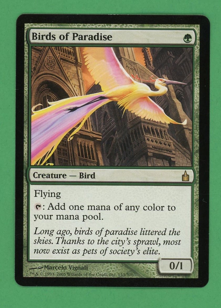 Birds Of Paradise MTG Ravnica: City Of Guilds