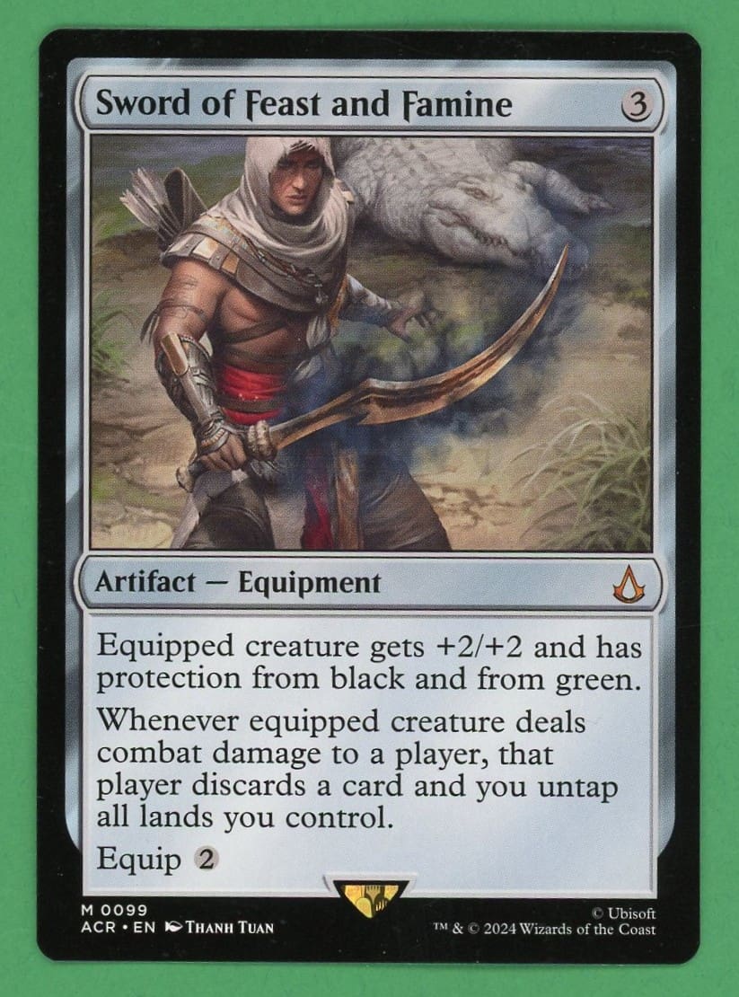 Sword Of Feast And Famine MTG Assassin’s Creed