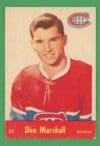 Don Marshall 1955-56 Parkhurst Rookie Card #35