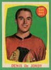 Denis De Jordy 1961-62 Topps Rookie Card #37