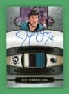 Joe Thornton 2018-19 Upper Deck The Cup Signature Materials /25 #SP-JJ