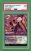 2023 Lorcana Mickey Mouse Sorcerer Enchanted EN 1 #208 PSA 9