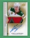 Kirill Kaprizov 2020-21 Upper Deck Premier Gold Rookie Auto/Patch /35 #AR-KK