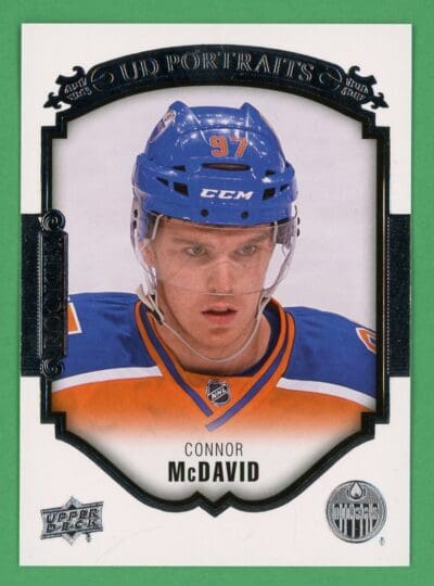 Connor McDavid 2015-16 Upper Deck Series 2 Rookie Portraits #P-100