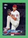 Shohei Ohtani 2018 Topps Chrome Rookie Card #150