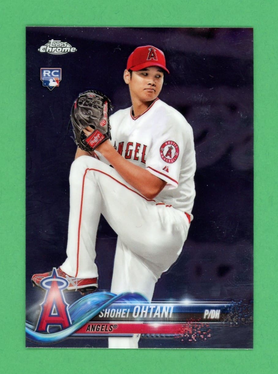Shohei Ohtani 2018 Topps Chrome Rookie Card #150
