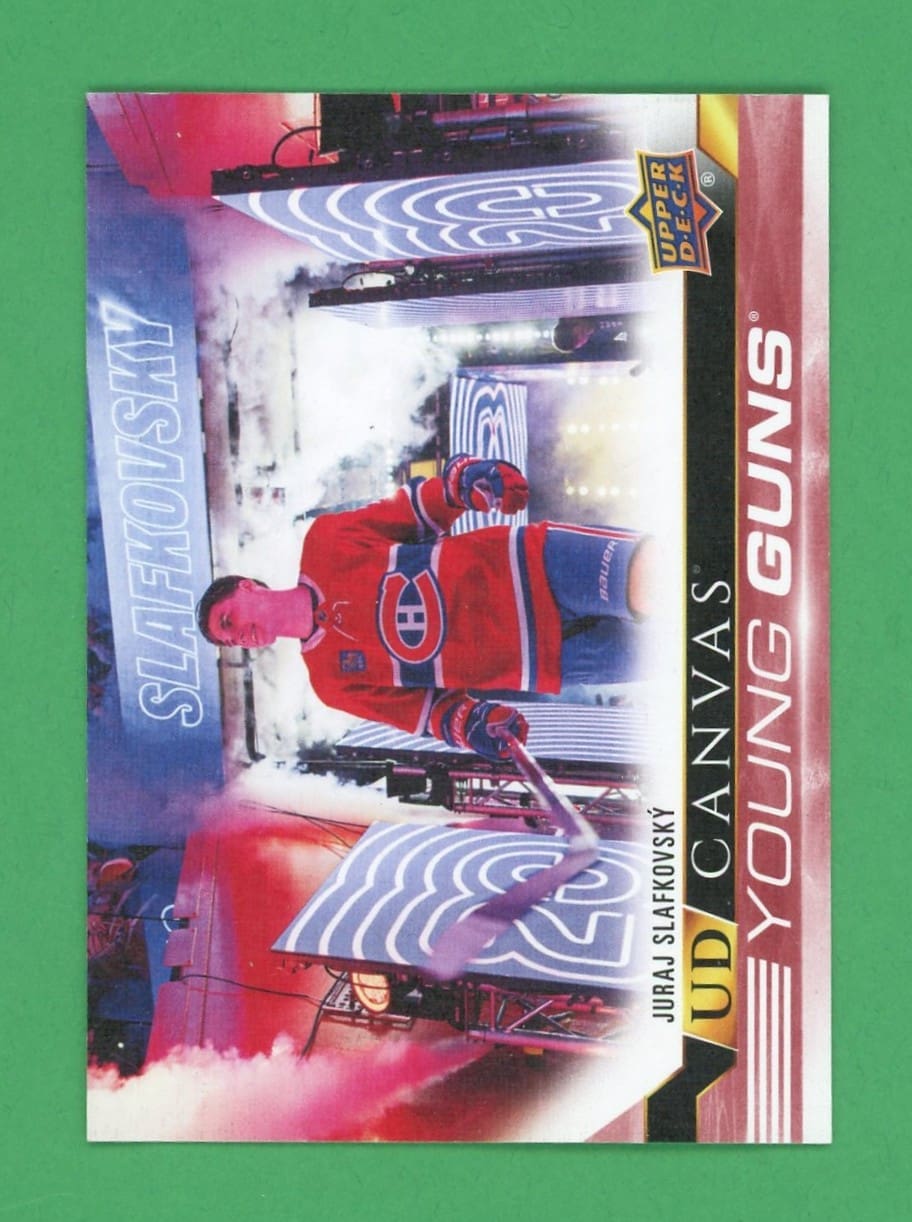 Juraj Slafkovsky 2022-23 Upper Deck Series 2 Young Guns Canvas #C211
