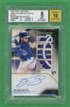 Bo Bichette 2020 Topps Luminaries Home Run Kings RPA 1/1 Black #HRKAR-BBI BGS 8