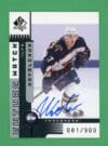 Ilya Kovalchuk 2001-02 Upper Deck SP Authentic Future Watch Auto /900 #175
