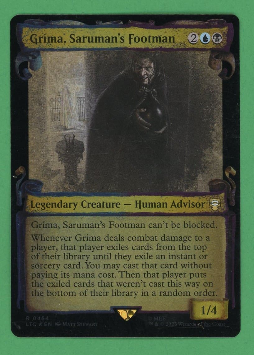 Grima, Saruman’s Footman MTG Lord Of The Rings Showcase Scrolls Foil