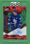Auston Matthews 2024-25 Clear Cut Crystalline Stars Red Auto /35 #CSA-AM
