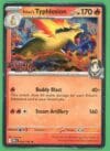Ethan's Typhlosion Pokemon Destined Rivals Stamped Holo Rare 034/182