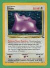 Ditto Pokemon Fossil Holo Rare 3/62 LP/MP