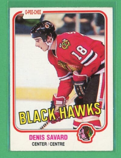 Denis Savard 1981-82 O-Pee-Chee Rookie Card #63
