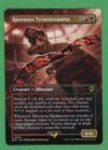 Ravenous Tyrannosaurus MTG Jurassic World Borderless 0018