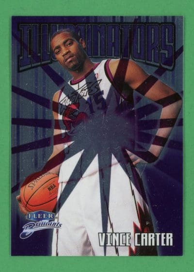 Vince Carter 1998-99 Fleer Brilliants Illuminators Rookie Card RC #4