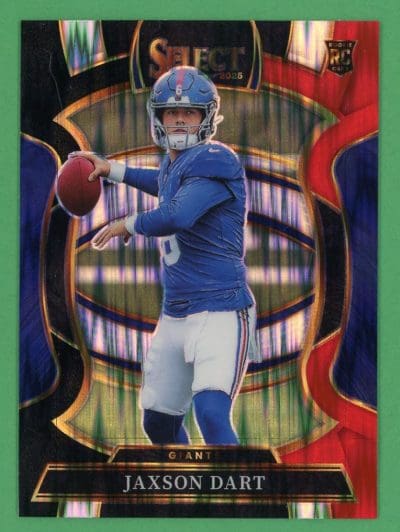 Jaxson Dart 2025 Panini Select Red Black Shock Prizm Rookie #93