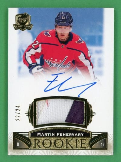 Martin Fehervary 2019-20 Upper Deck The Cup Gold Rookie Patch Auto /24