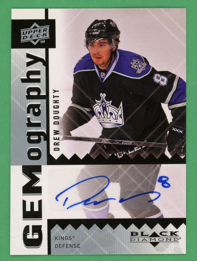 Drew Doughty 2009-10 Upper Deck Black Diamond Gemography Kings Auto #GDD