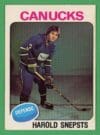Harold Snepsts 1975-76 O-Pee-Chee Rookie Card #396