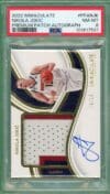 Nikola Jokic 2022-23 Panini Immaculate Premium Patch Auto 6/10 PSA 8