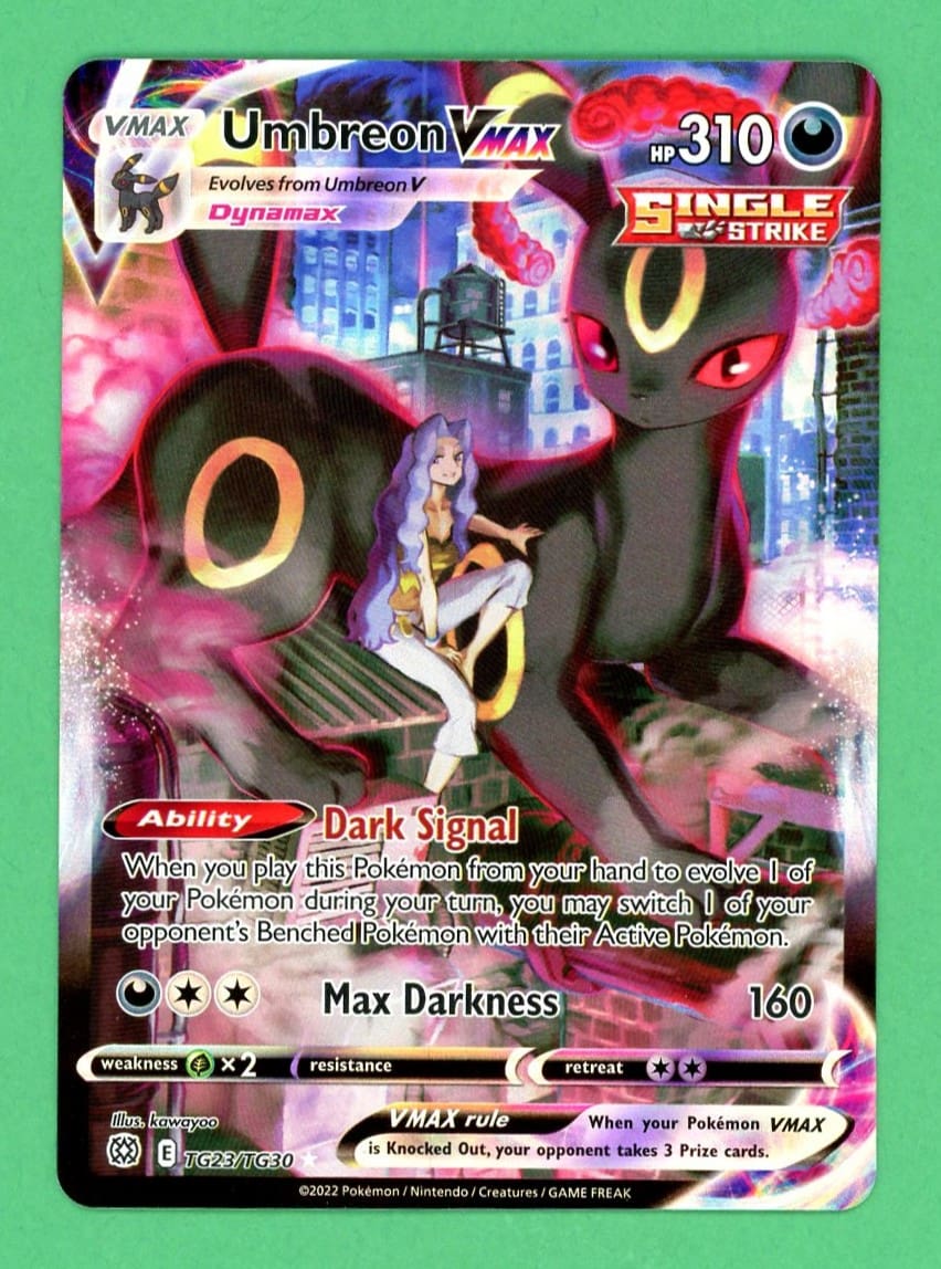 Umbreon Vmax Pokemon Brilliant Stars Trainer Gallery TG23/TG30 NM