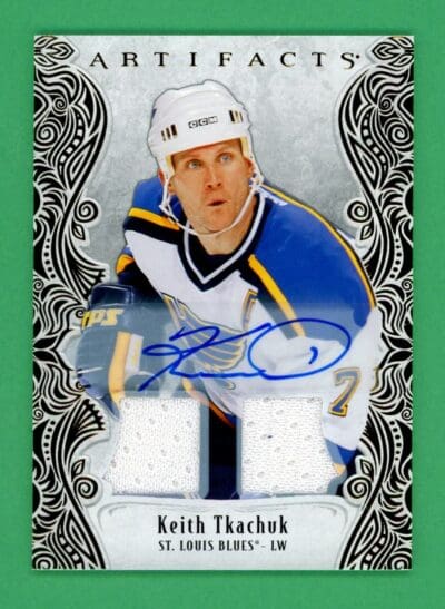 Keith Tkachuk 2025-26 Upper Deck Artifacts Gold Material Auto /65 #161