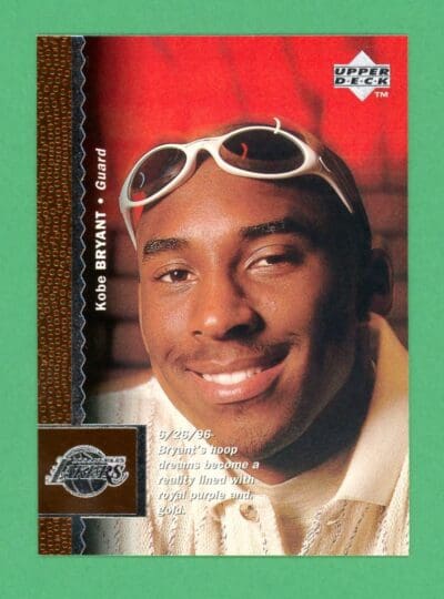 Kobe Bryant 1996-97 Upper Deck Basketball Rookie Card #58