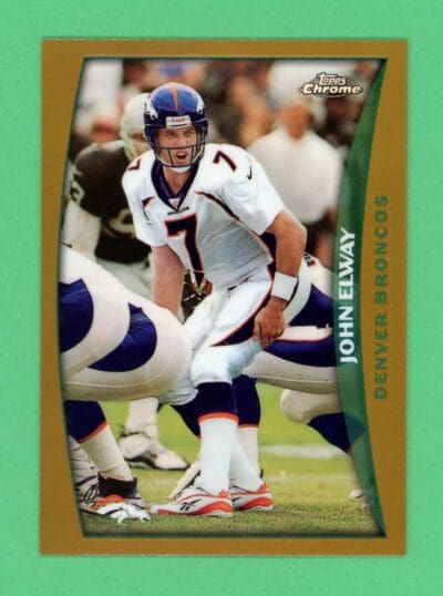 John Elway 1998 Topps Chrome Refractor #16