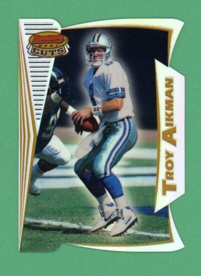 Tony Aikman 1996 Bowman Best Cuts Die Cut Refractor #BC14