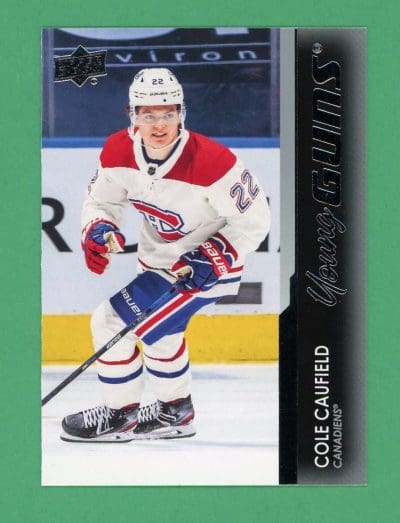 Cole Caufield 2021-22 Upper Deck Series 1 Young Guns #201