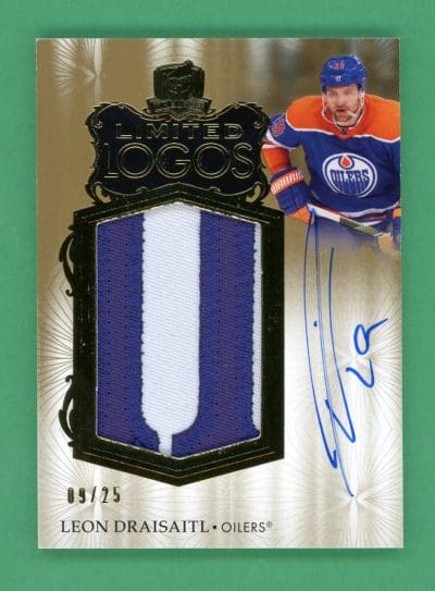 Leon Draisaitl 2023-24 Upper Deck The Cup Limited Logos /25 #LL-LD